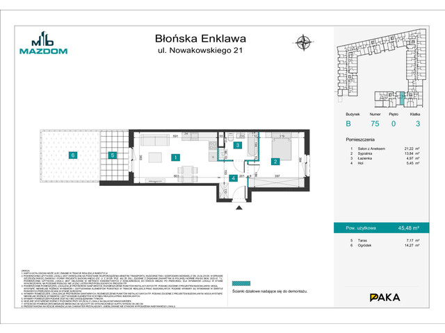 Mieszkanie w inwestycji Błońska Enklawa, symbol B.75 » nportal.pl