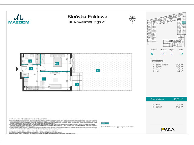 Mieszkanie w inwestycji Błońska Enklawa, symbol B.20 » nportal.pl