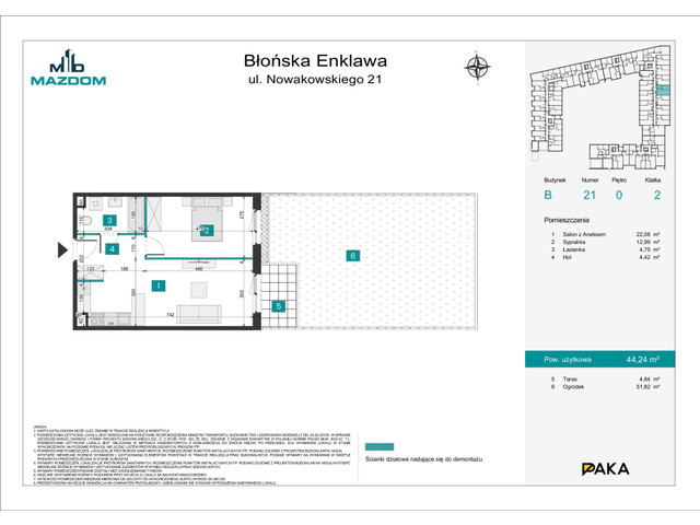 Mieszkanie w inwestycji Błońska Enklawa, symbol B.21 » nportal.pl