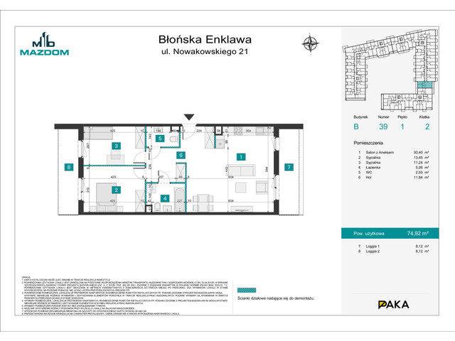 Mieszkanie w inwestycji Błońska Enklawa, symbol B.39 » nportal.pl