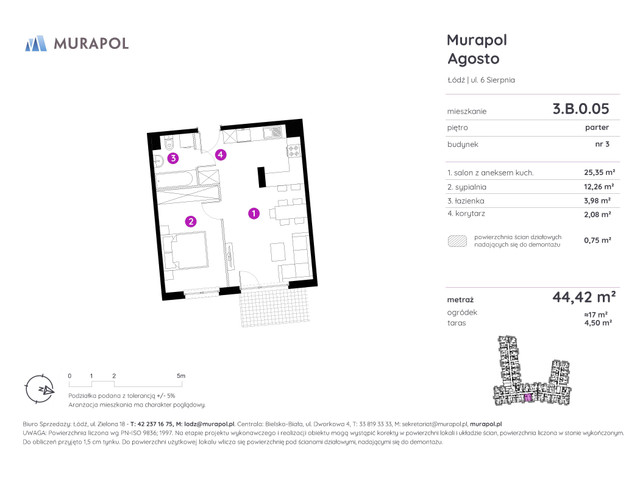 Mieszkanie w inwestycji Murapol Agosto, symbol 3.B.0.05 » nportal.pl