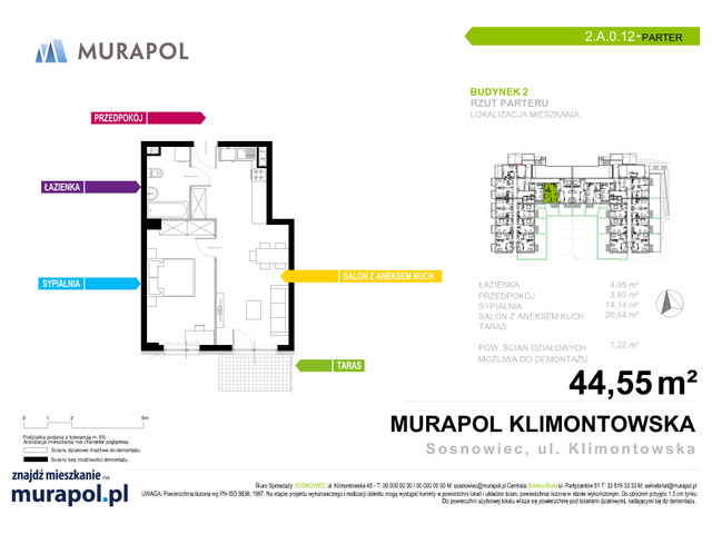 Mieszkanie w inwestycji Murapol Apartamenty Na Wzgórzu, symbol 2.A.0.12 » nportal.pl