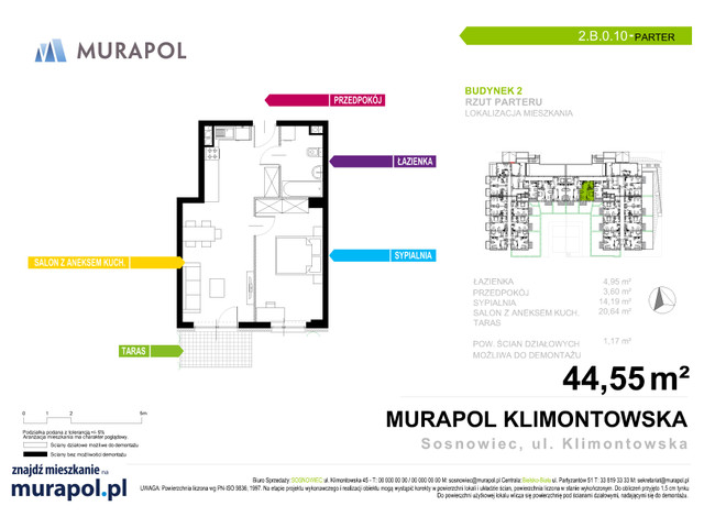 Mieszkanie w inwestycji Murapol Apartamenty Na Wzgórzu, symbol 2.B.0.10 » nportal.pl