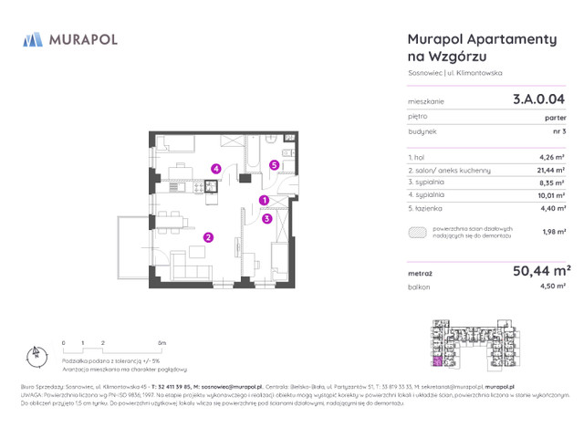 Mieszkanie w inwestycji Murapol Apartamenty Na Wzgórzu, symbol 3.A.0.04 » nportal.pl