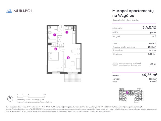 Mieszkanie w inwestycji Murapol Apartamenty Na Wzgórzu, symbol 3.A.0.12 » nportal.pl
