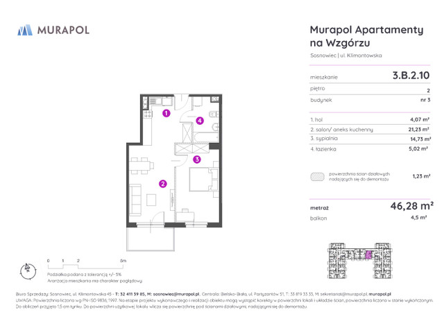 Mieszkanie w inwestycji Murapol Apartamenty Na Wzgórzu, symbol 3.B.2.10 » nportal.pl