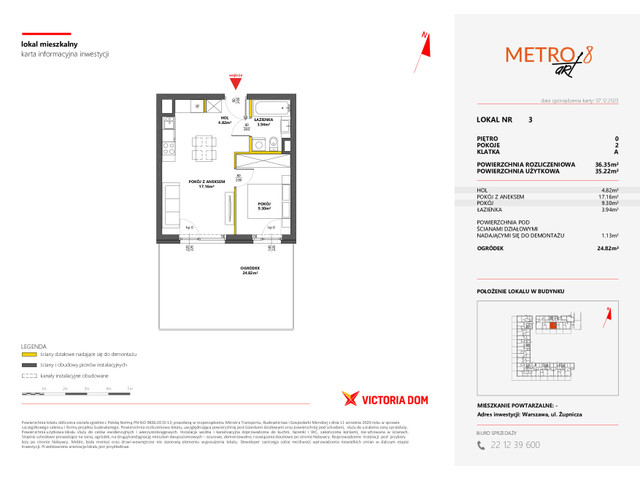 Mieszkanie w inwestycji METRO ART, symbol 8M.3 » nportal.pl