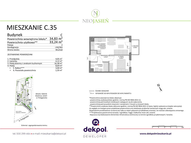 Mieszkanie w inwestycji Neo Jasień, symbol C35 » nportal.pl