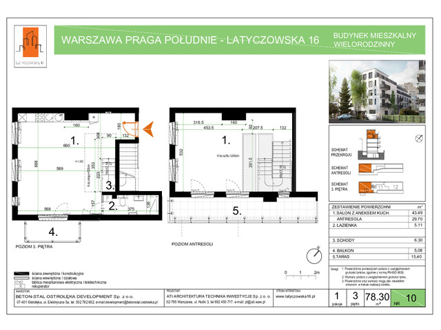 Mieszkanie w inwestycji Latyczowska 16, symbol 10 » nportal.pl