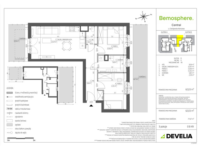 Mieszkanie w inwestycji Bemosphere, symbol 0.B.49 » nportal.pl