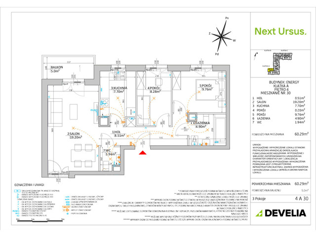 Mieszkanie w inwestycji Next Ursus, symbol NU-Energy-LM-4.A.30 » nportal.pl