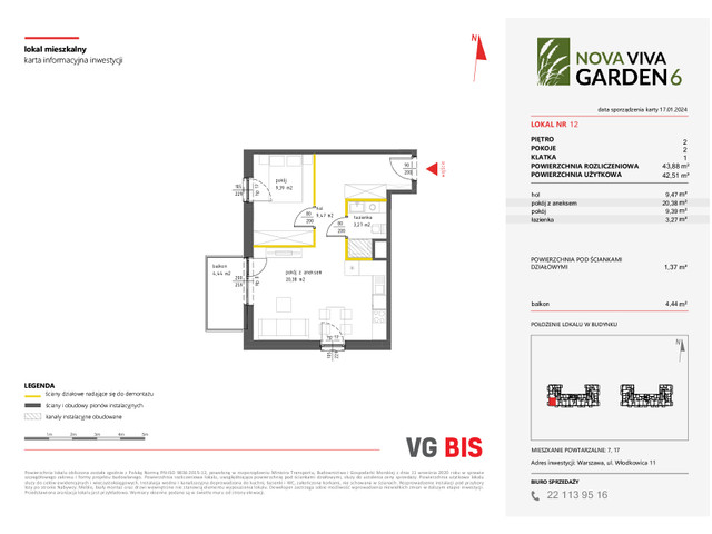 Mieszkanie w inwestycji NOVA VIVA GARDEN, symbol 6_A_12 » nportal.pl