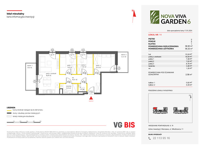 Mieszkanie w inwestycji NOVA VIVA GARDEN, symbol 6_A_14 » nportal.pl