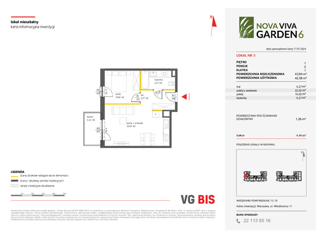 Mieszkanie w inwestycji NOVA VIVA GARDEN, symbol 6_A_8 » nportal.pl