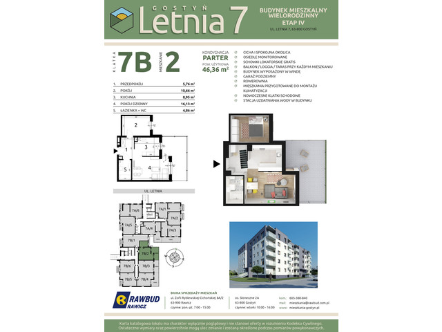 Mieszkanie w inwestycji Letnia 7a-7b, symbol 7b.2 » nportal.pl