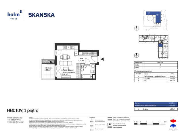 Mieszkanie w inwestycji Holm House, symbol HB0109 » nportal.pl