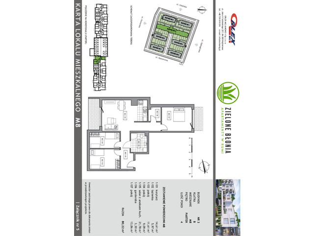Mieszkanie w inwestycji RUMIA ZIELONE BŁONIA ETAP II, symbol 18B/M8 » nportal.pl