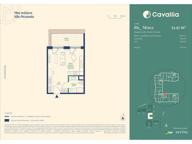 Mieszkanie w inwestycji Cavallia, symbol B6_M002 » nportal.pl