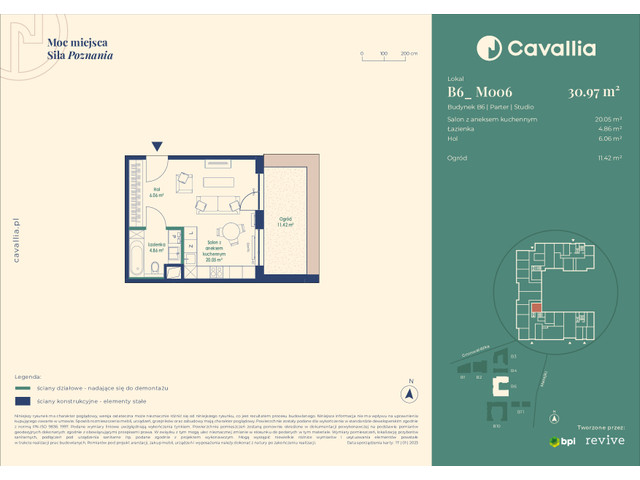 Mieszkanie w inwestycji Cavallia, symbol B6_M006 » nportal.pl