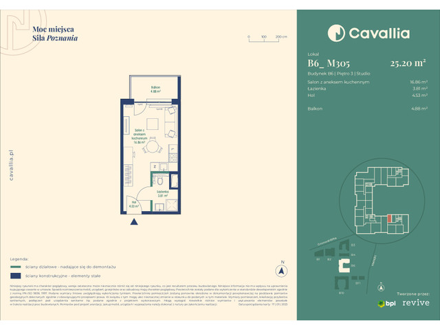 Mieszkanie w inwestycji Cavallia, symbol B6_M305 » nportal.pl