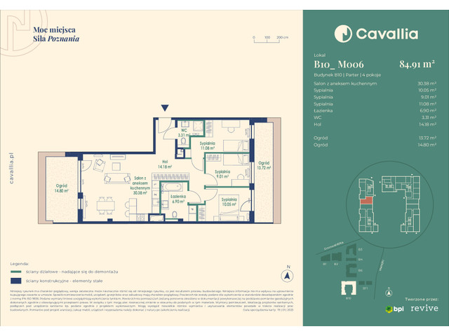 Mieszkanie w inwestycji Cavallia, symbol B10_M006 » nportal.pl