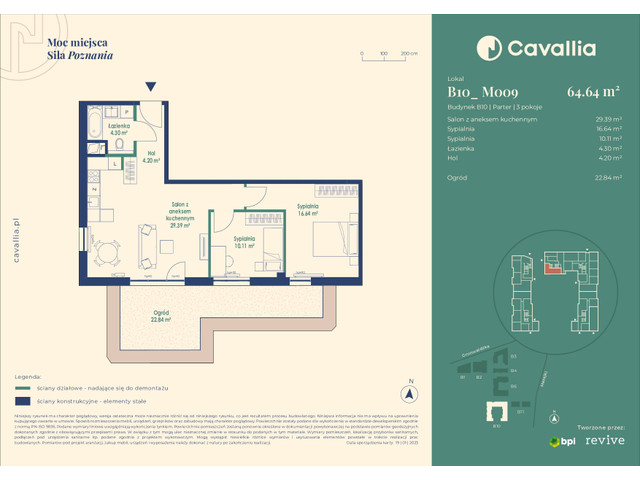 Mieszkanie w inwestycji Cavallia, symbol B10_M009 » nportal.pl