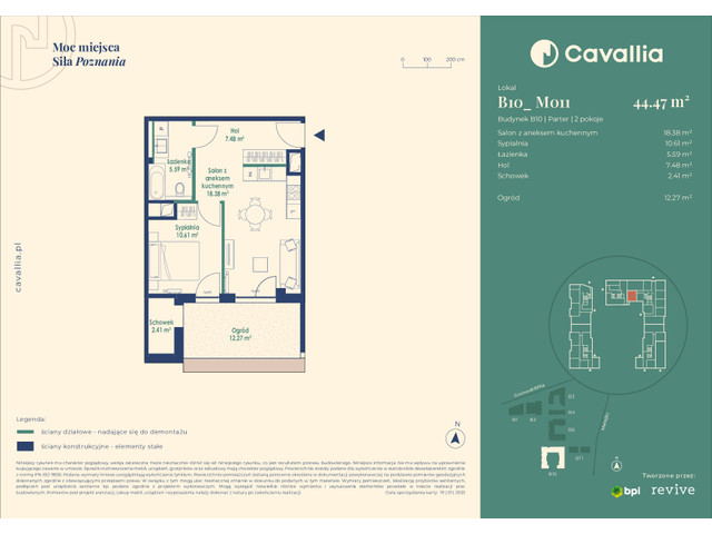 Mieszkanie w inwestycji Cavallia, symbol B10_M011 » nportal.pl