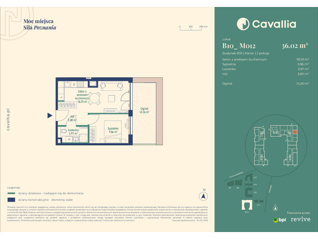 Mieszkanie w inwestycji Cavallia, symbol B10_M012 » nportal.pl