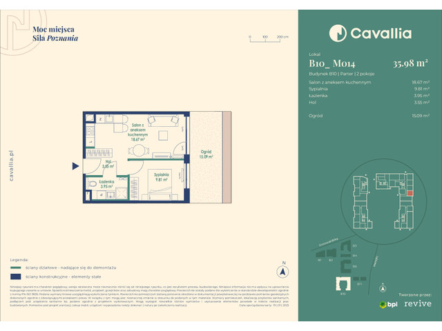 Mieszkanie w inwestycji Cavallia, symbol B10_M014 » nportal.pl