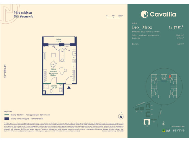 Mieszkanie w inwestycji Cavallia, symbol B10_M102 » nportal.pl