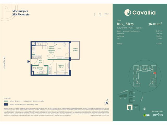 Mieszkanie w inwestycji Cavallia, symbol B10_M125 » nportal.pl