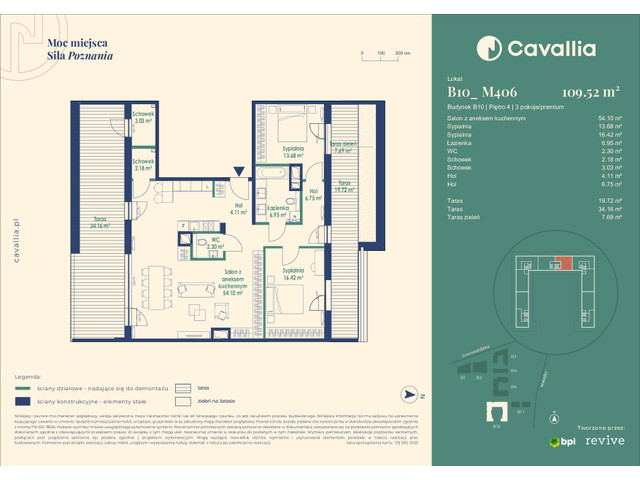 Mieszkanie w inwestycji Cavallia, symbol B10_M406 » nportal.pl