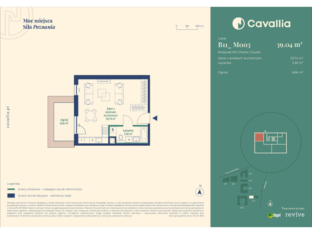 Mieszkanie w inwestycji Cavallia, symbol B11_M003 » nportal.pl