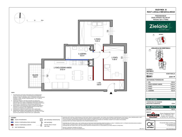 Mieszkanie w inwestycji Zielono MI, symbol B041 » nportal.pl