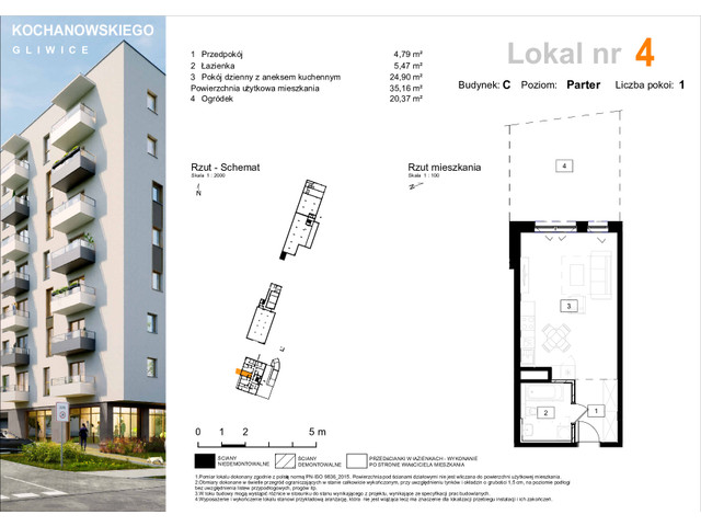 Mieszkanie w inwestycji Osiedle Kochanowskiego, symbol C-4 » nportal.pl