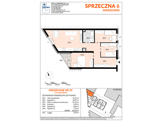 Mieszkanie w inwestycji SPRZECZNA 6, symbol 29 » nportal.pl