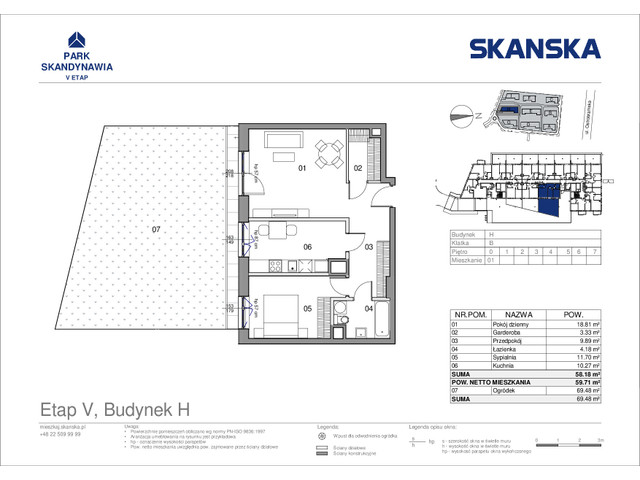 Mieszkanie w inwestycji Park Skandynawia V, symbol HB0001 » nportal.pl