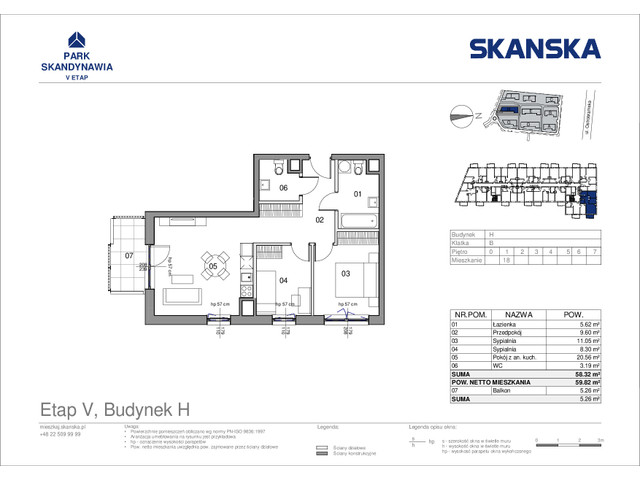 Mieszkanie w inwestycji Park Skandynawia V, symbol HB0118 » nportal.pl