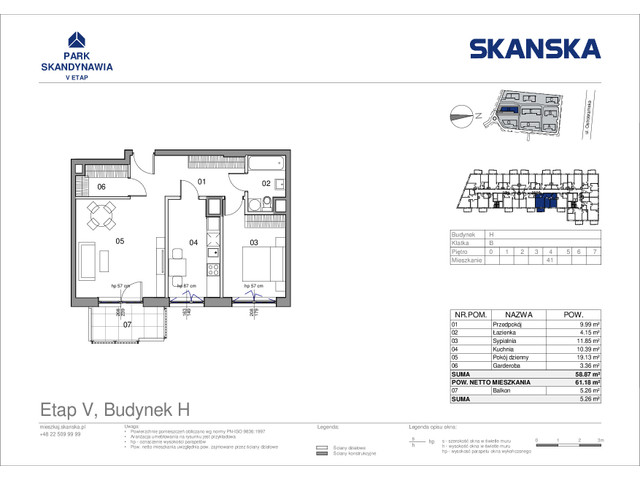 Mieszkanie w inwestycji Park Skandynawia V, symbol HB0441 » nportal.pl