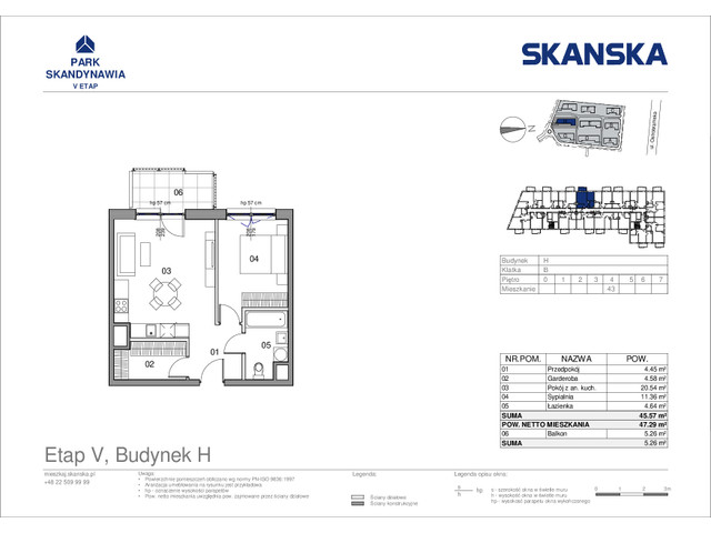 Mieszkanie w inwestycji Park Skandynawia V, symbol HB0443 » nportal.pl