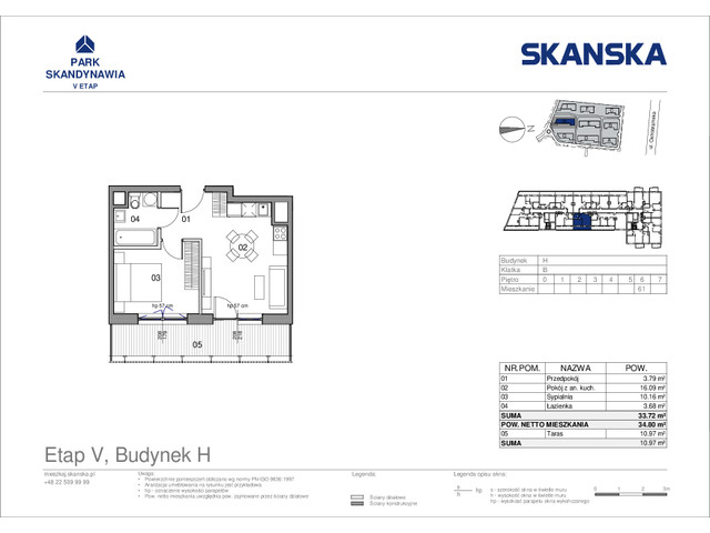 Mieszkanie w inwestycji Park Skandynawia V, symbol HB0661 » nportal.pl