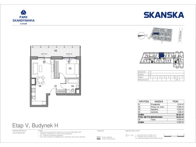 Mieszkanie w inwestycji Park Skandynawia V, symbol HB0662 » nportal.pl