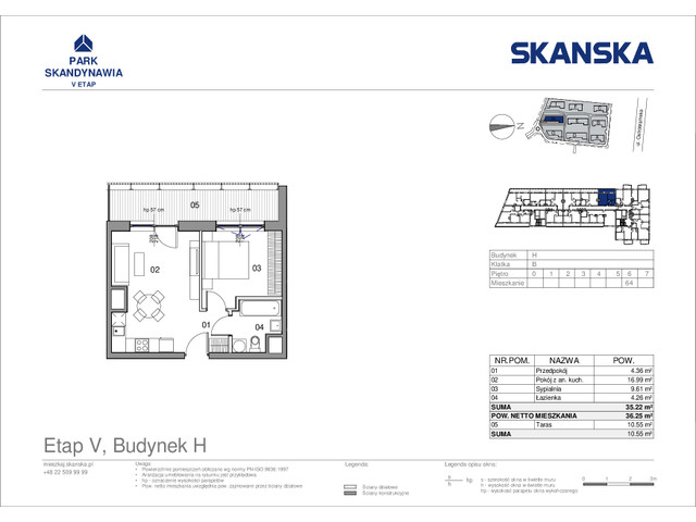 Mieszkanie w inwestycji Park Skandynawia V, symbol HB0664 » nportal.pl