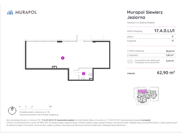 Komercyjne w inwestycji Murapol Siewierz Jeziorna, symbol 17.A.0.LU1 » nportal.pl