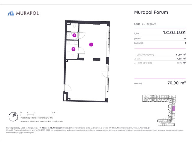 Komercyjne w inwestycji Murapol Forum, symbol 1.C.0.LU.01 » nportal.pl