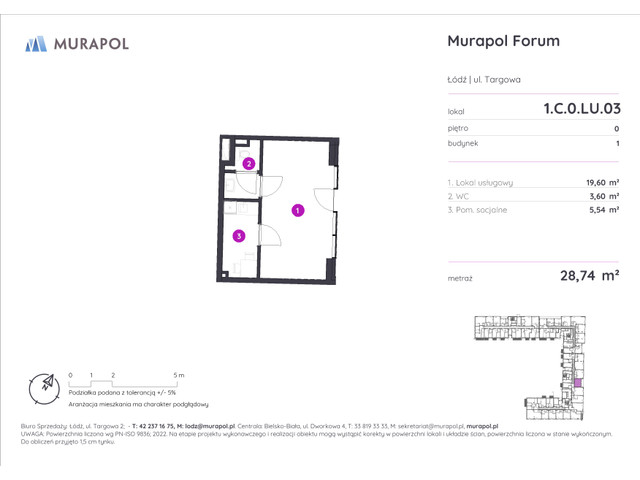 Komercyjne w inwestycji Murapol Forum, symbol 1.C.0.LU.03 » nportal.pl