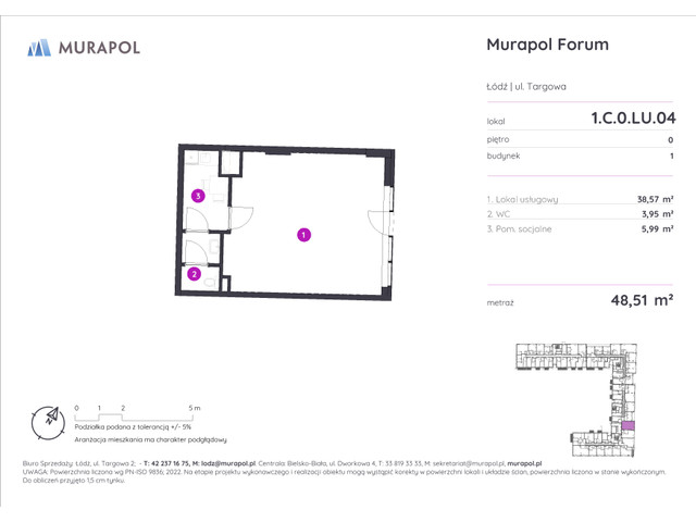 Komercyjne w inwestycji Murapol Forum, symbol 1.C.0.LU.04 » nportal.pl