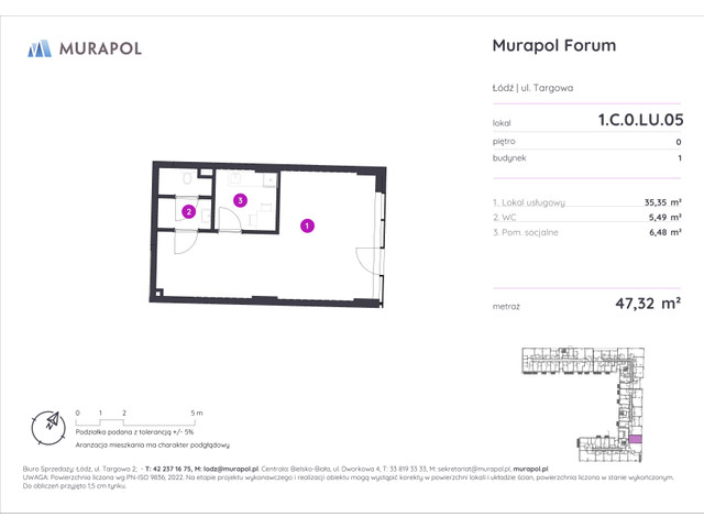 Komercyjne w inwestycji Murapol Forum, symbol 1.C.0.LU.05 » nportal.pl