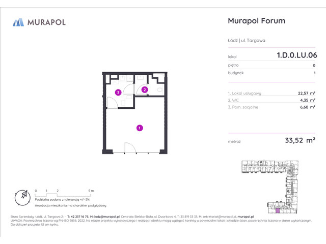 Komercyjne w inwestycji Murapol Forum, symbol 1.D.0.LU.06 » nportal.pl