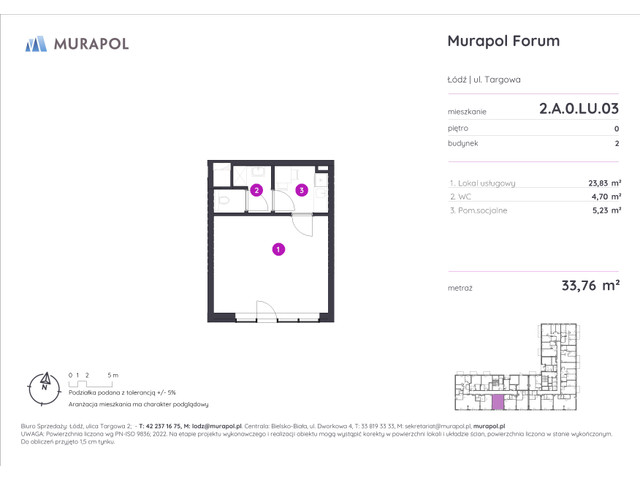 Komercyjne w inwestycji Murapol Forum, symbol 2.A.0.LU.03 » nportal.pl